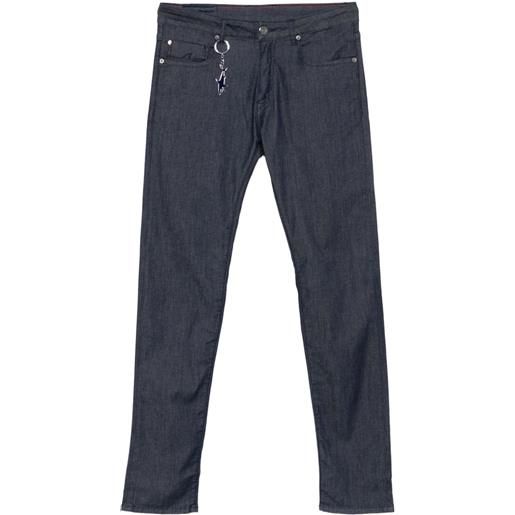 Paul & Shark jeans con portachiavi squalo - blu
