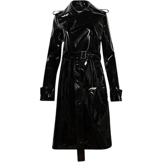LaQuan Smith trench con cintura - nero