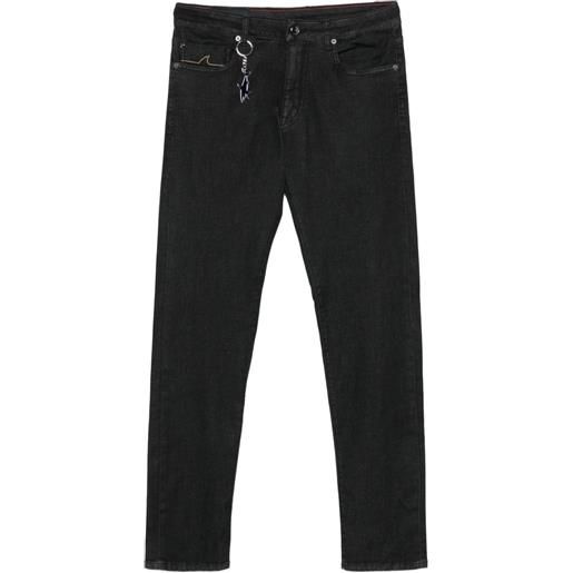 Paul & Shark jeans con ricamo - nero