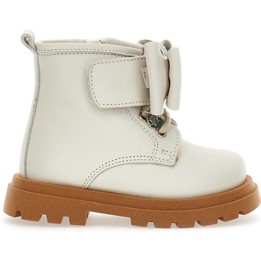 Monnalisa anfibi velluto fiocco