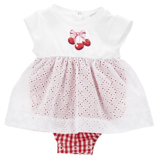 Monnalisa pagliaccetto gonna sangallo