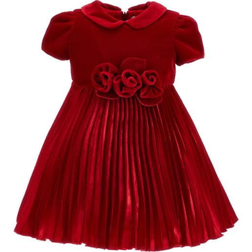 Monnalisa abito velluto con rose