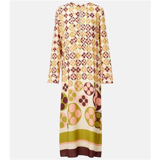 Adriana Degreas tunica giardino con stampa