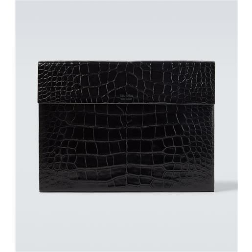 Tom Ford ventiquattrore in pelle con stampa