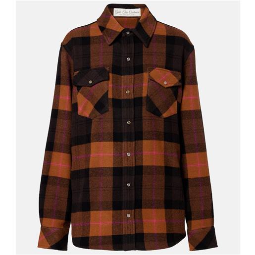 God's True Cashmere camicia in cashmere a quadri