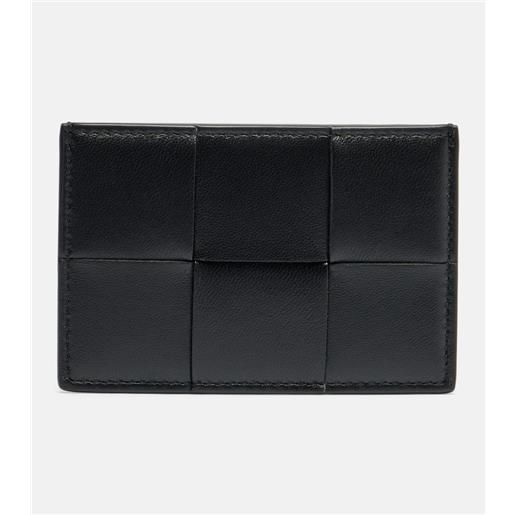 Bottega Veneta portacarte in pelle intreccio