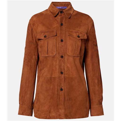 Ralph Lauren Collection camicia landry in suede