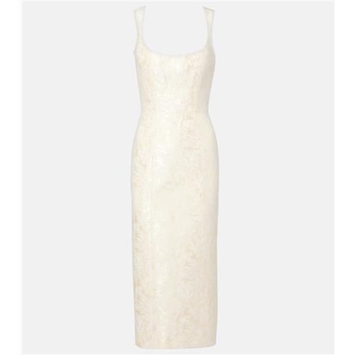 Markarian abito midi numa in velluto