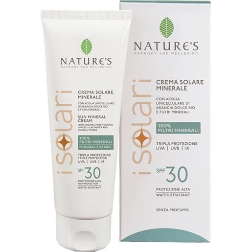 Nature's i solari crema viso corpo minerale spf30 100 ml - - 947285413