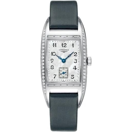 Longines orologio belle. Arti l2.501.0.83.2 diamanti tonneau donna Longines