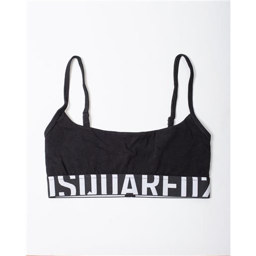 Dsquared2 bralette Dsquared2 con fascia elastica logata donna