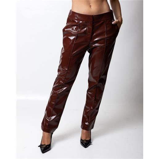 Twinset Actitude pantalone Twinset Actitude in similpelle donna