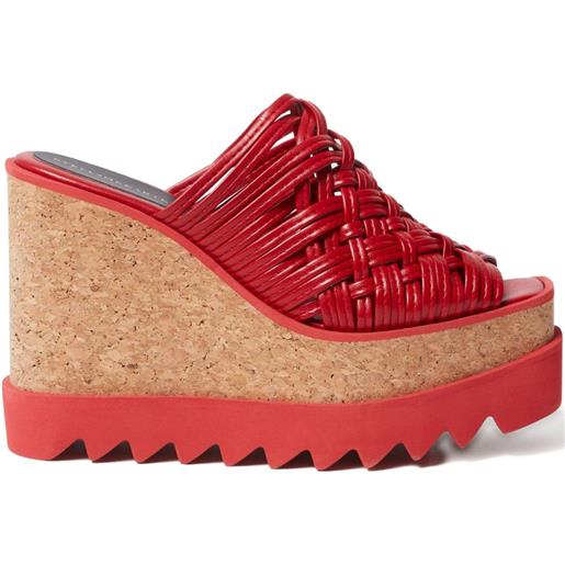 Stella McCartney mules sneak-elyse - rosso