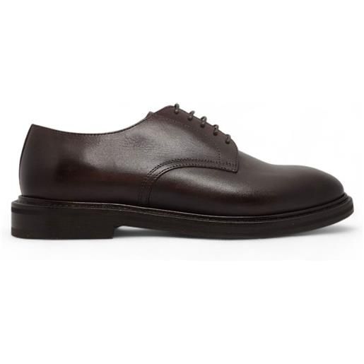 Henderson Baracco derby stringate in pelle - marrone