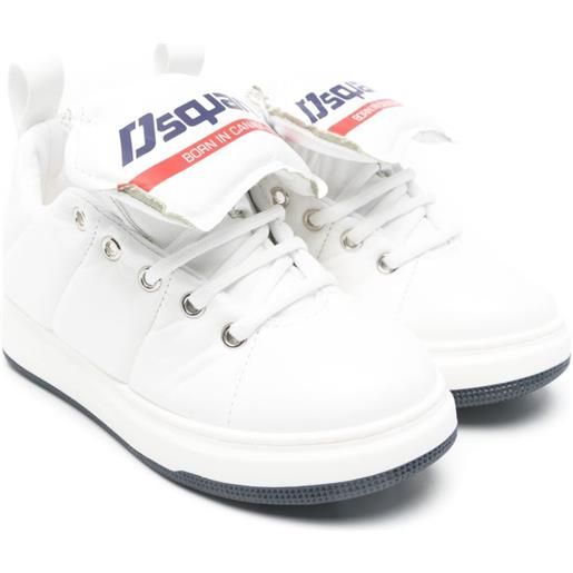DSQUARED2 KIDS sneakers con logo - bianco