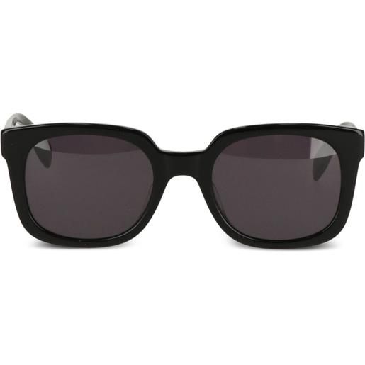 Alexander McQueen occhiali da sole squadrati - nero