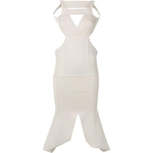 Rick Owens abito sling - toni neutri