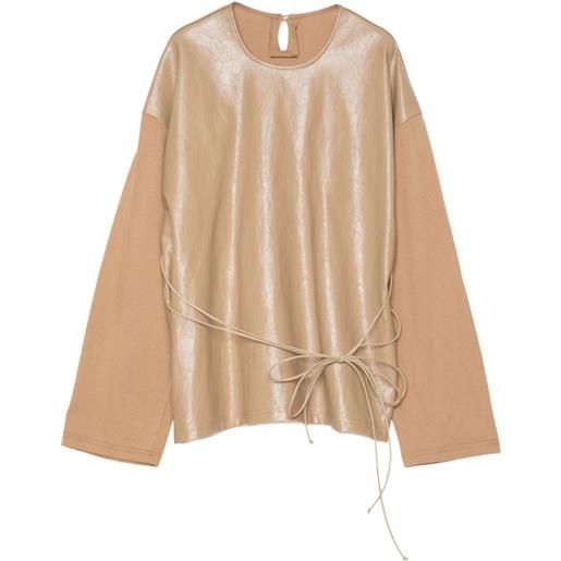 Muller Of Yoshiokubo top con cintura - toni neutri