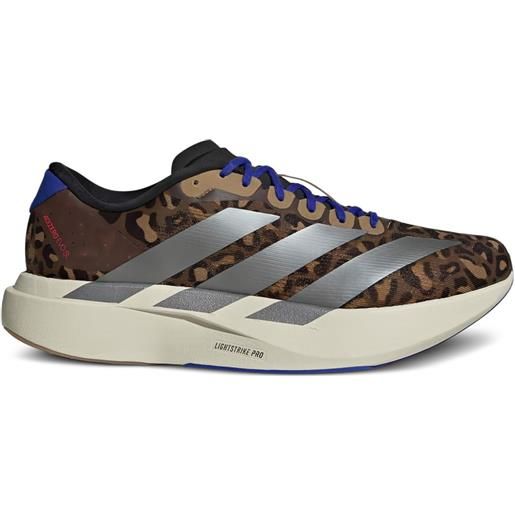 adidas sneakers adizero evo sl leopardate - marrone