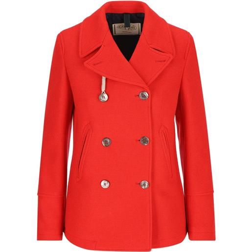 Camplin cappotto doppiopetto - rosso