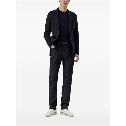 Canali blazer con revers classici - blu