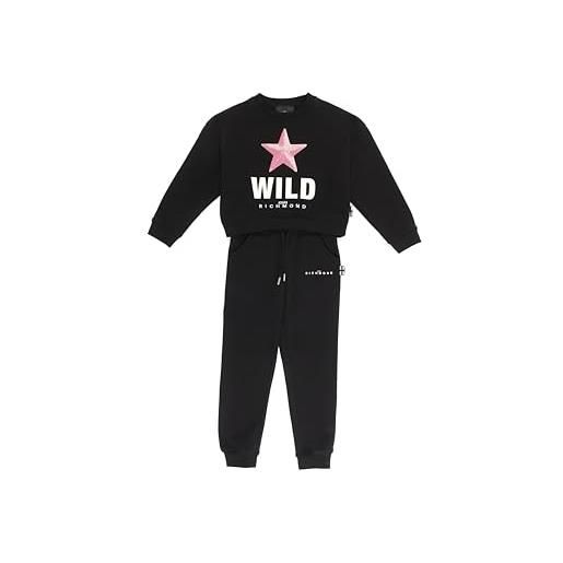 John Richmond - tuta doimom, nera, ragazza, bambina, 5 anni