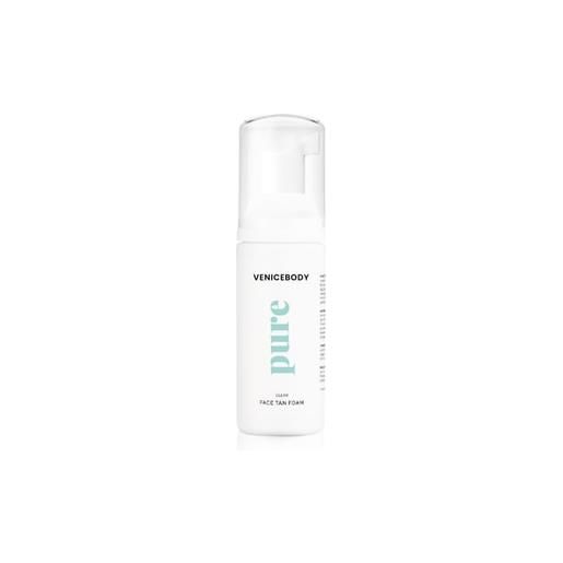 VENICEBEAUTY pure clear face tan foam mousse autoabbronzante 50 ml