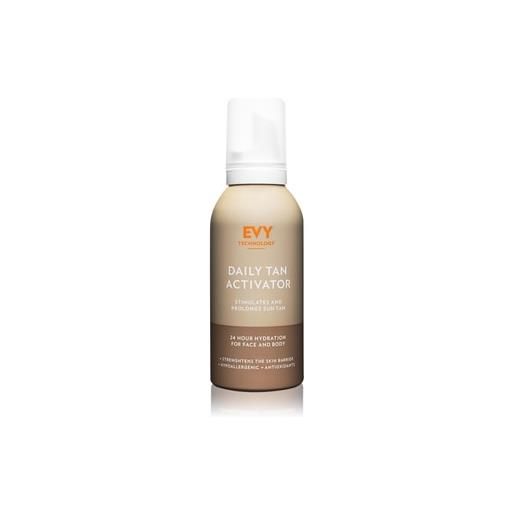 EVY Technology daily tan activator face and body mousse autoabbronzante 150 ml