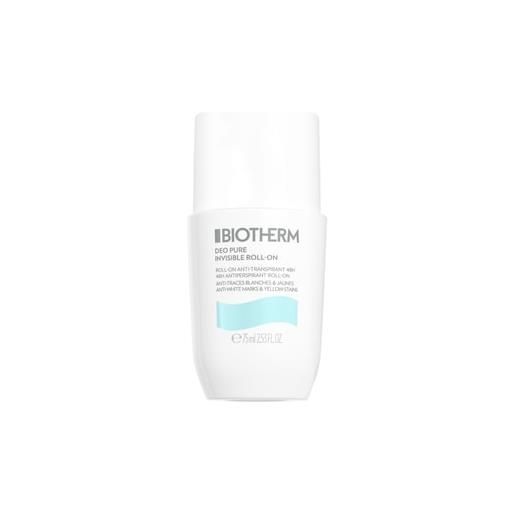 BIOTHERM deo pure invisible deodorante roll-on 75 ml