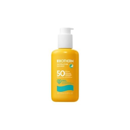 BIOTHERM waterlover sun milk spf 50 crema solare 200 ml
