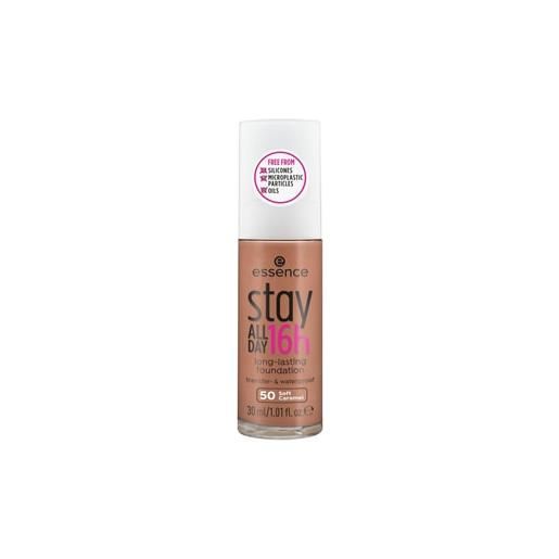 essence stay all day 16h long-lasting fondotinta liquido 30 ml nr. 50 - soft caramel