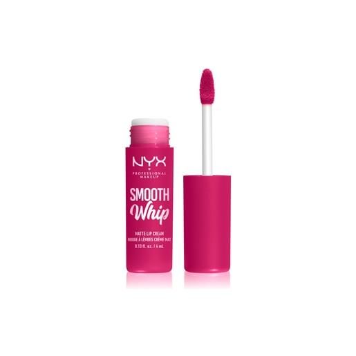 NYX Professional Makeup smooth whip matte lip cream rossetto liquido 4 ml nr. #9 - bday frosting