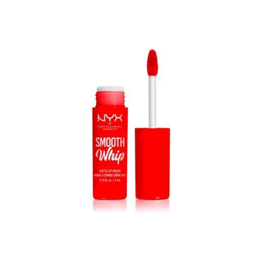 NYX Professional Makeup smooth whip matte lip cream rossetto liquido 4 ml nr. #12 - icing on top