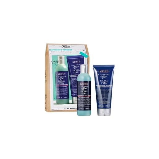 Kiehl's facial fuel refreshing remedies set set per la cura del viso 1 pz. 