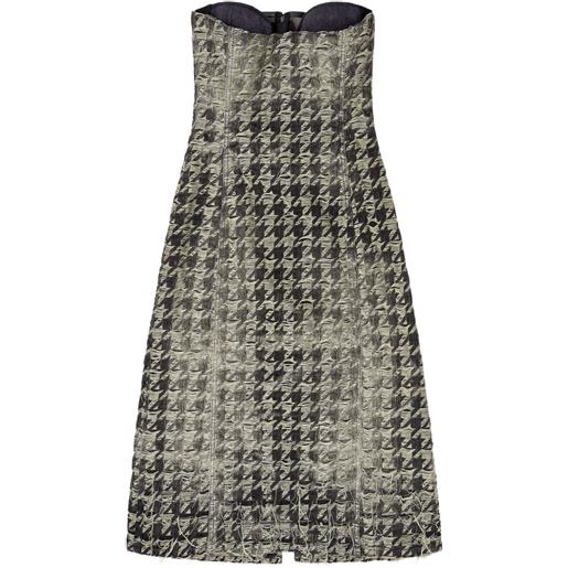 Diesel abito in pied-de-poule - nero