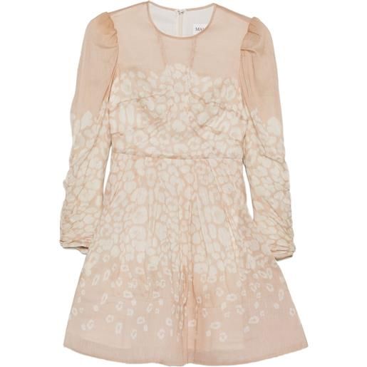 MALINA abito con stampa - toni neutri