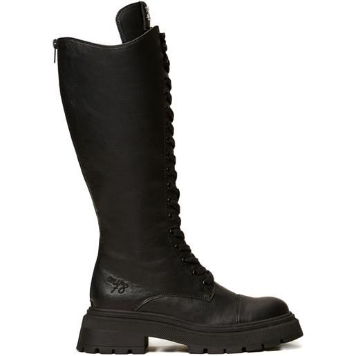 TWINSET x myfo stivali stringati - nero