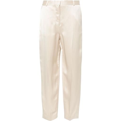 TOTEME pantaloni a vita bassa - toni neutri