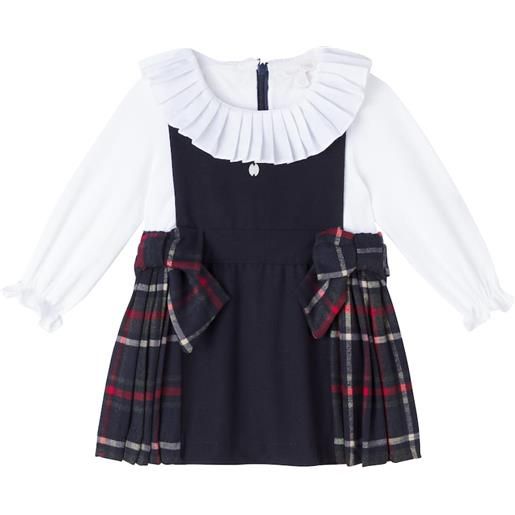 Patachou baby - abito in misto cotone tartan