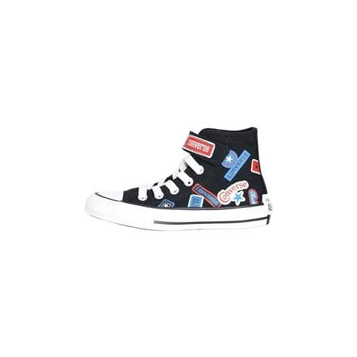 Converse sneakers ctas 1v hi bambino bambina nere con stampa allover 32