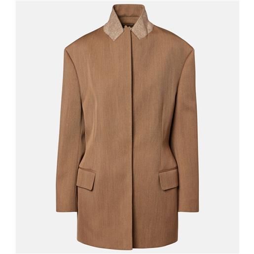 Fforme blazer malina in lana vergine