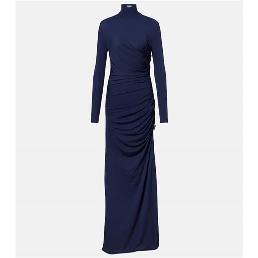 Bottega Veneta abito lungo knot in jersey