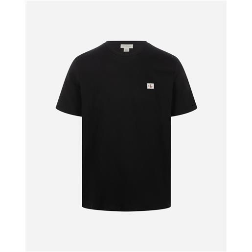 Calvin Klein Jeans badge m - t-shirt - uomo - nero