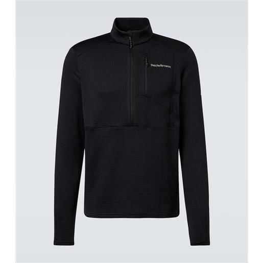 Peak Performance top trail in tessuto tecnico con zip