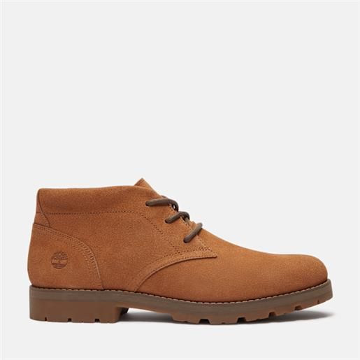 Timberland - stivale stringato britton square mid da uomo in arancione, uomo, arancione, taglia: 40