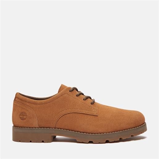 Timberland - scarpa stringata britton square da uomo in marrone, uomo, marrone, taglia: 40