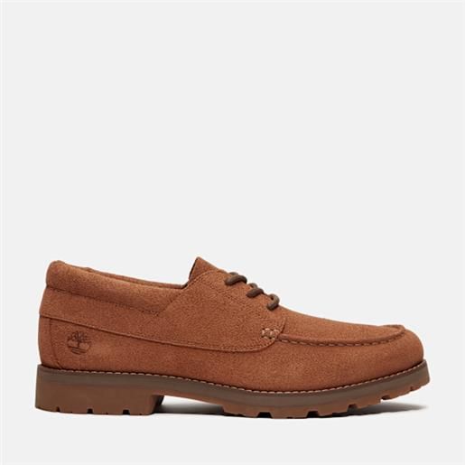 Timberland - scarpa stringata britton square da uomo in arancione, uomo, arancione, taglia: 40