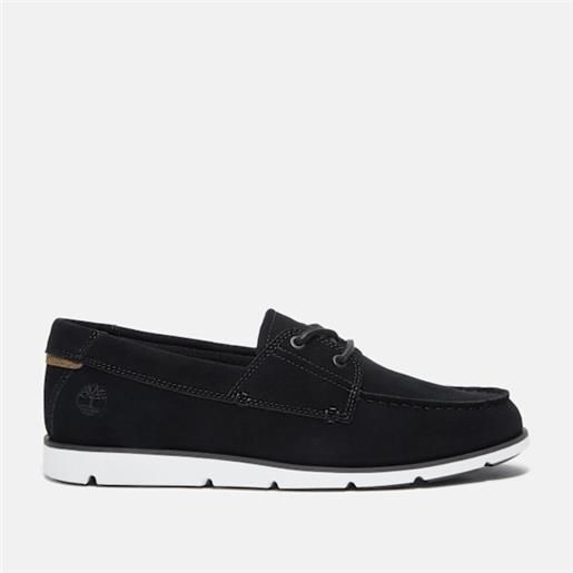 Timberland - scarpa stringata grafton bay da uomo in colore nero, uomo, colore nero, taglia: 40