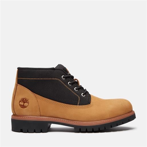 Timberland - stivale chukka stringato Timberland premium mid da uomo in giallo, uomo, giallo, taglia: 40