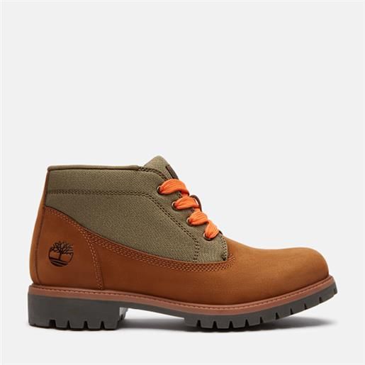 Timberland - stivale chukka stringato Timberland premium mid da uomo in marrone, uomo, marrone, taglia: 40